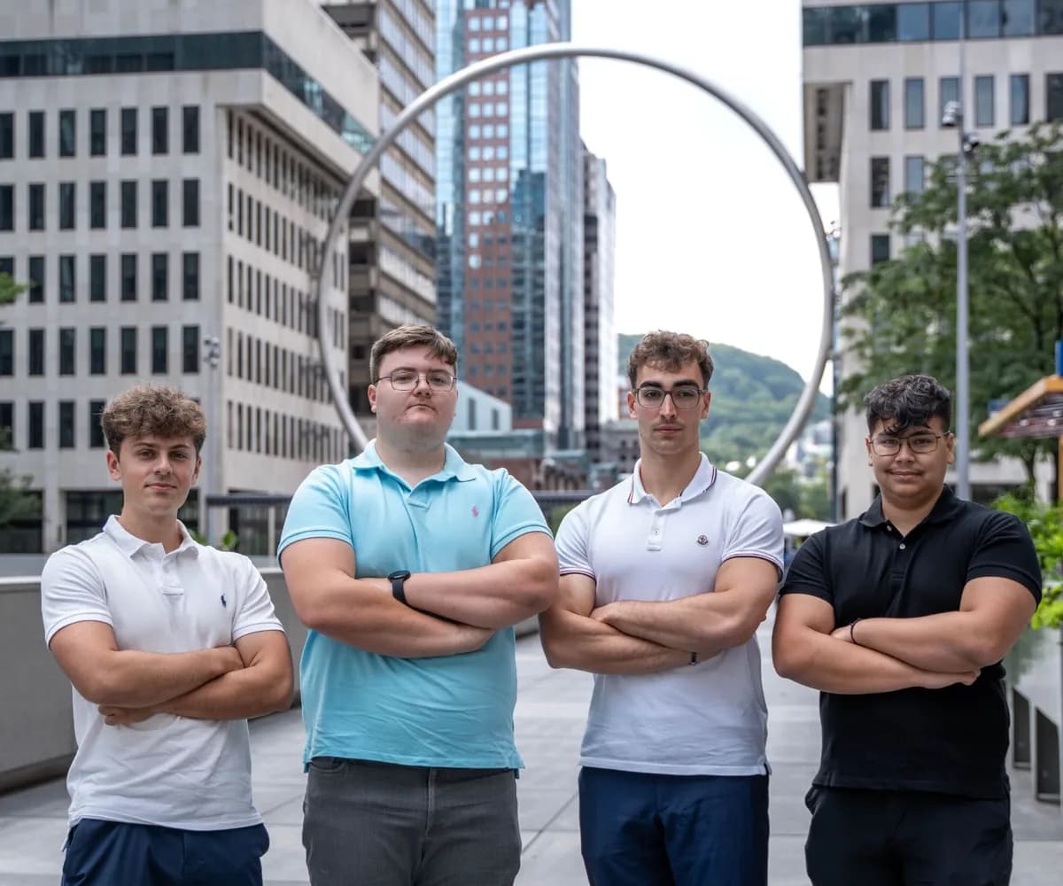 The Lectur team in downtown Montréal.